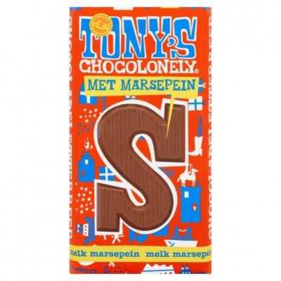 Tony's Chocolonely Letter melk met marsepein S